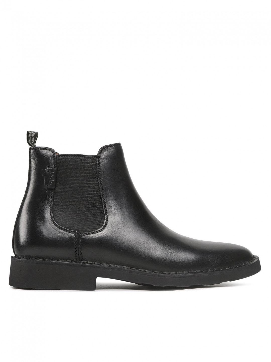 Polo Ralph Lauren Kotníková obuv s elastickým prvkem Talan Chelsea 803754411002 Černá